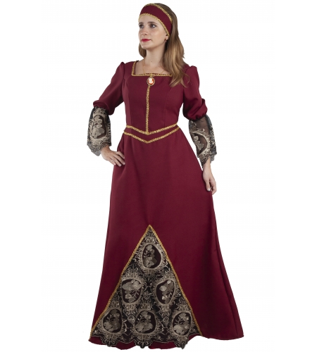 Disfraz medieval cintas mujer xl