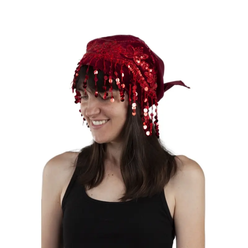 Pañuelo para la cabeza lentejuelas