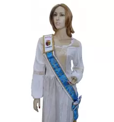 Banda rainha da beleza com escudo 2