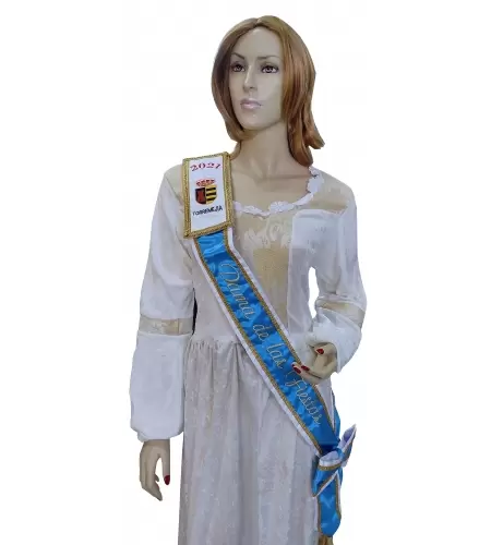 Sash embroidered with shield