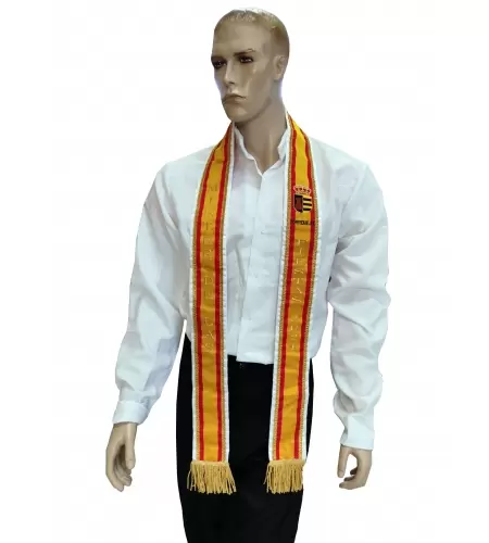 Sash embroidered with shield