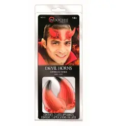 Cuernos de demonio de latex