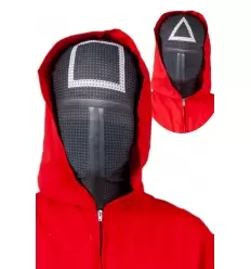 DISFRAZ JUEGO DEL CALAMAR TRIÁNGULO-CUADRADO ADULTO 2