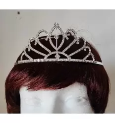 Diadema brillantes 5 cm. de altura