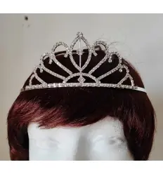 Diadema metalica con pedrerias
