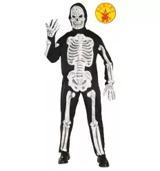 DISFRAZ ESQUELETO CON HUESOS 3D ADULTO