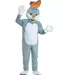 Bunny adult costume with headpiece