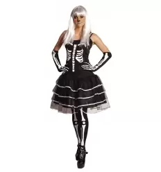 DISFRAZ SKELITA ADULTO
