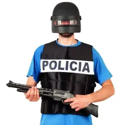 Colete blindado de polícia adulto
