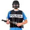 CHALECO DE POLICIA ANTIBALAS ADULTO