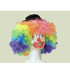 Clown bunte perücke