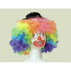 Clown bunte perücke