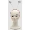 Diadema con bolas escarchadas