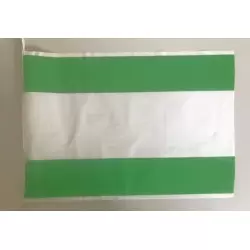 Pack 2 bandera de plastico de andalucia