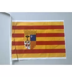 Pack 2 Bandera de plastico de aragon