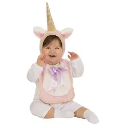 DISFRAZ BABERO CON SOMBRERO UNICORNIO INF