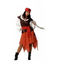 Pirata adult costume mulher