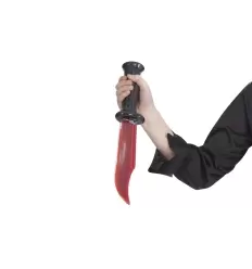 CUCHILLO CON SANGRE 33 CM