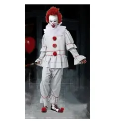 DISFRAZ PAYASO ASESINO BLANCO ADULTO