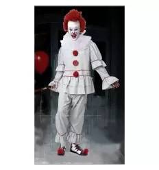 DISFRAZ PAYASO ASESINO BLANCO ADULTO