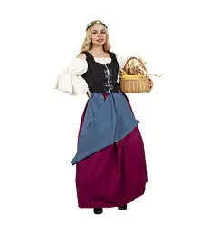 DISFRAZ LAVANDERA MEDIEVAL