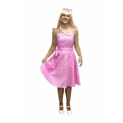 DISFRAZ BARBIE VICHY ADULTO