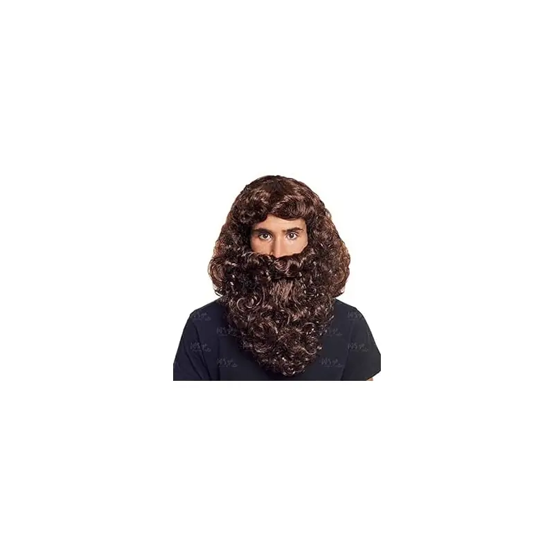 PELUCA Y BARBA DE REY BLANCA
