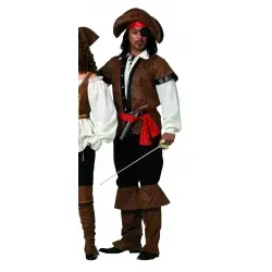 Disfraz pirata lujo adulto