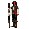 Luxo de adultos traje do pirata