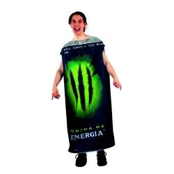 Disfraz de bebida energetica adulto