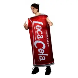 Disfraz de loca cola