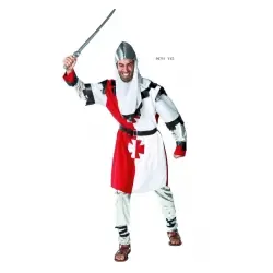 Disfraz medieval cruz hombre