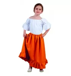 Falda medieval infantil