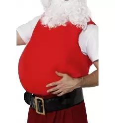 BARRIGA POSTIZA PAPA NOEL ROJA