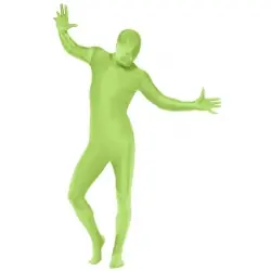 DISFRAZ SEGUNDA PIEL VERDE ADULTO