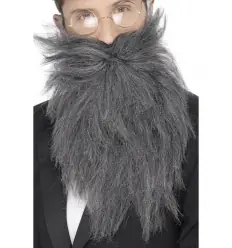 BARBA LARGA GRIS CON BIGOTE