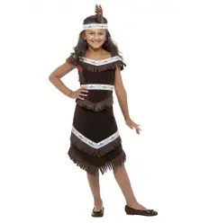 DISFRAZ INDIA CON FLECOS INFANTIL