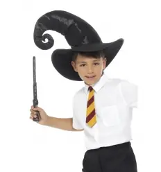 KIT MAGO: SOMBRERO, BARITA Y CORBATA INFANTIL