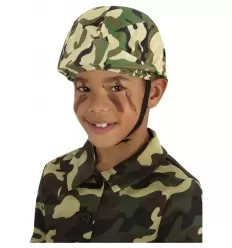 CASCO CAMUFLAJE MILITAR NIÑO