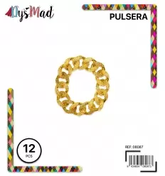 PULSERA METAL DORADO