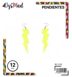 PENDIENTE RAYO PLASTICO