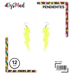 PENDIENTE RAYO PLASTICO