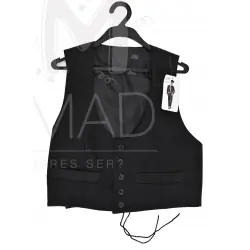 CHALECO CORDOBES INFANTIL NEGRO