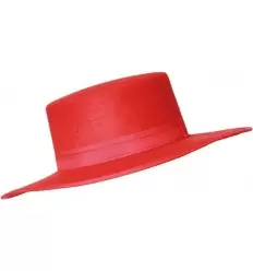 SOMBRERO CORDOBES ROJO ADULTO
