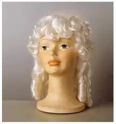 Perruque dame belle-Époque