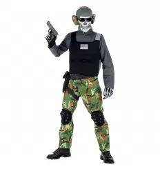 DISFRAZ SOLDADO ESQUELETO
