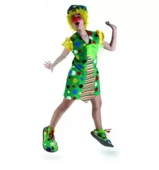 Clown damen punkten kostüm