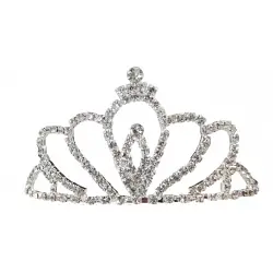 Diadem with rhinestones