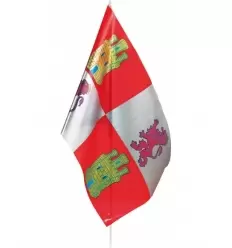 Bandera Extrmadura con palo pvc 20x30 cm