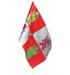 Bandera Extrmadura con palo pvc 20x30 cm